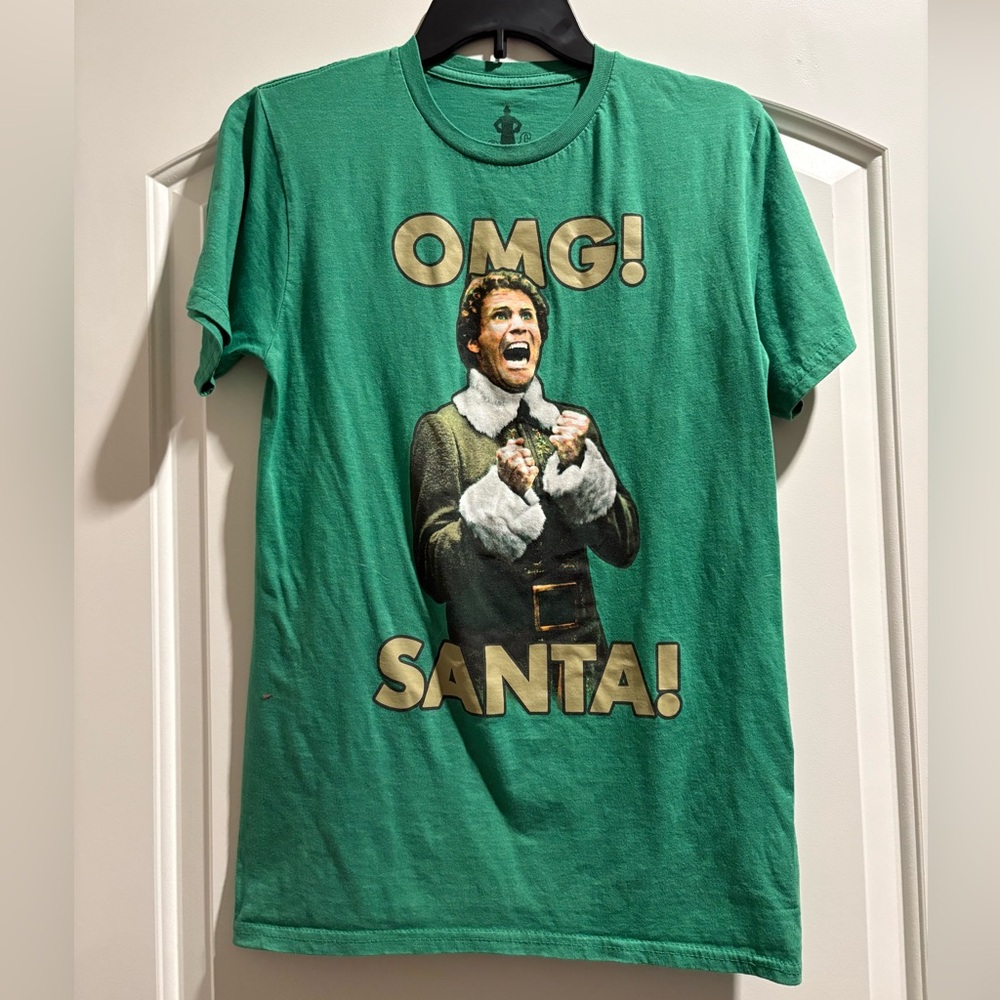 ELF Green OMG Santa Graphic Tee